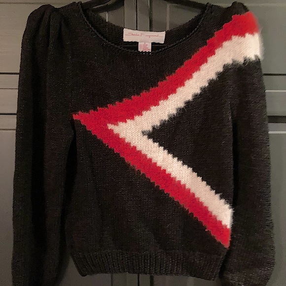 Vintage 80’s puff sleeve sweater with angora details - Picture 3 of 3